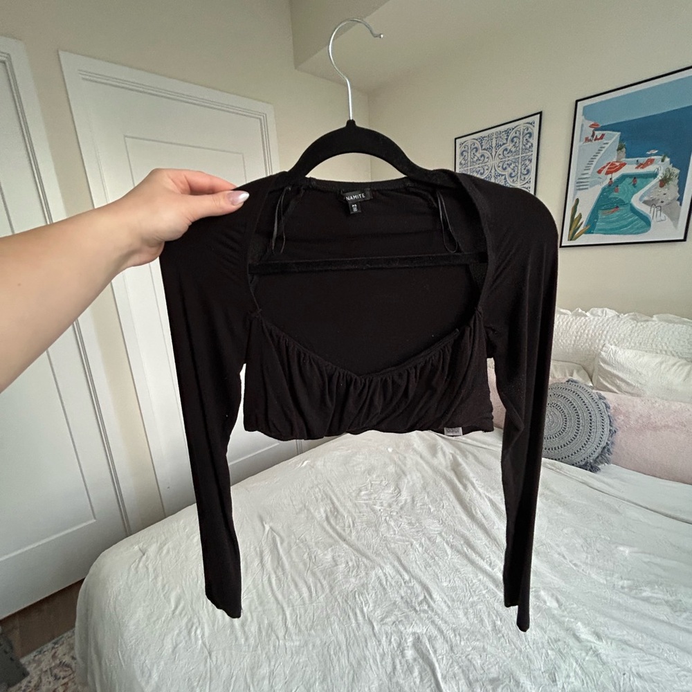 Dynamite Black Bra Top